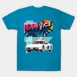 Retro Miami Vice 80s Tribute T-Shirt